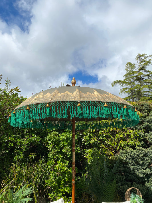 forest green bali parasol