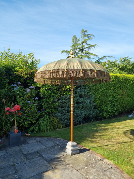 light green bali sun parasol