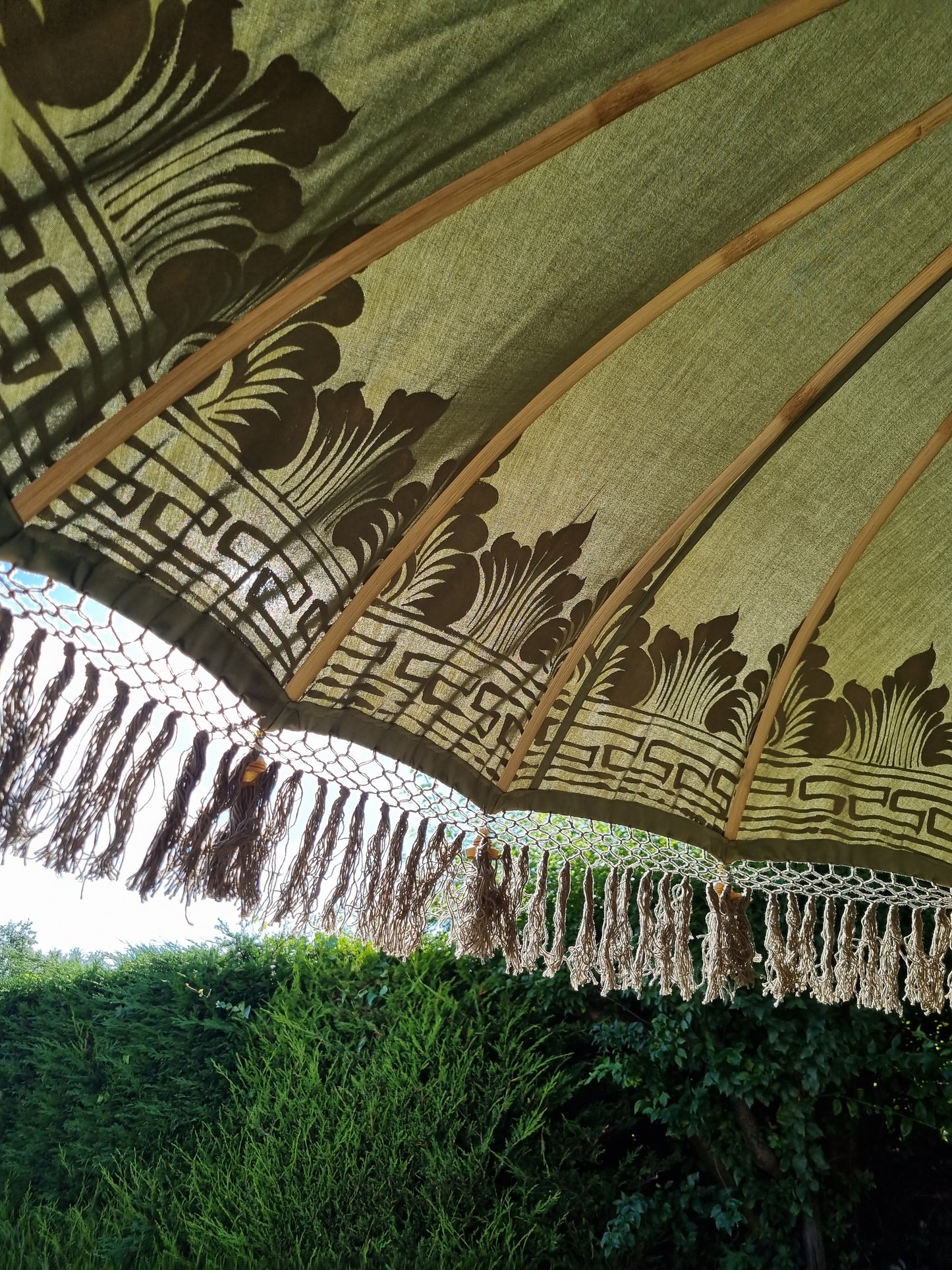green bali sun parasol umbrella