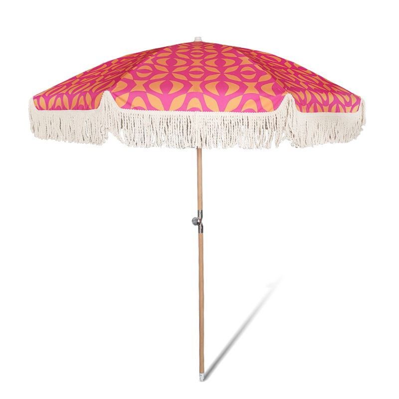 pink and orange vintage parasol