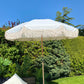 white cream neural sun garden parasol