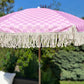 pink and lilac modern print parasol