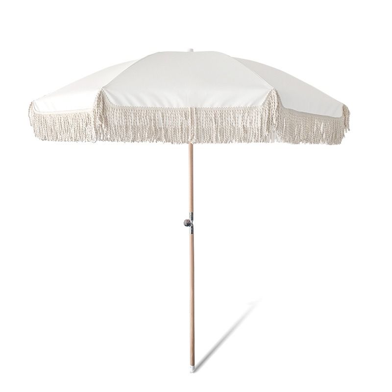 white vintage parasol umbrella